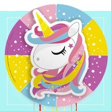 Decoración de fiesta de unicornios